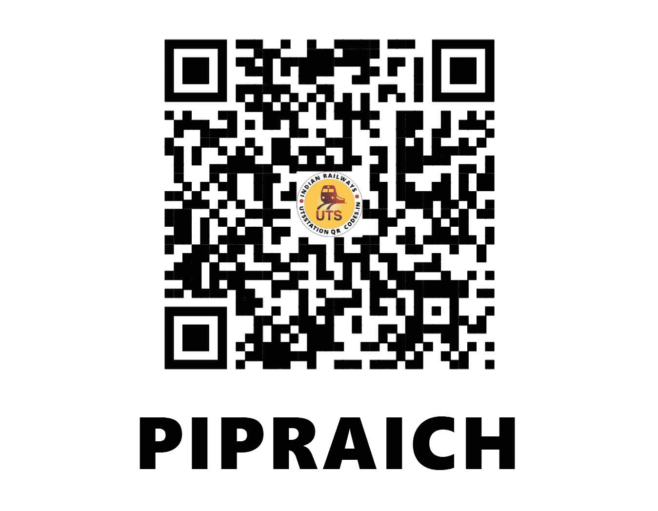 UTS QR Code for PIPRAICH - PPC - NE (UTTAR PRADESH)